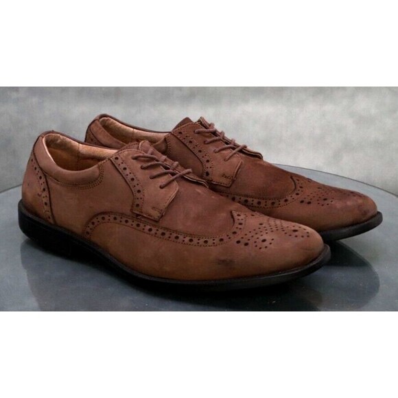 Clarks Collection Men\'s Wingtip Comfort Dress Shoes Size 9.5 Leather Brown main image 10